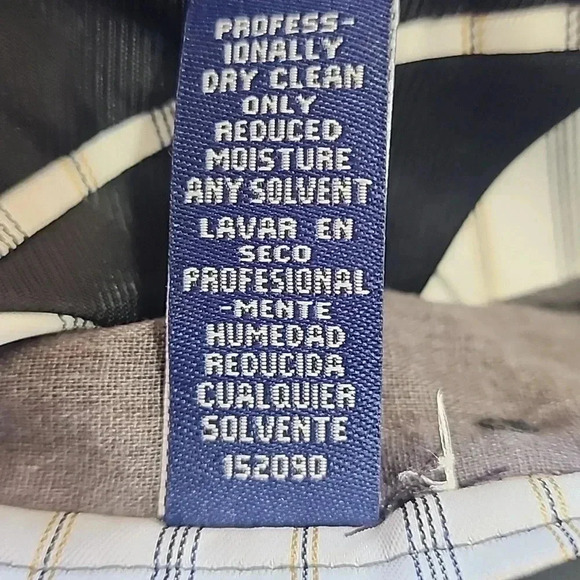 Men's Stafford Wool Blazer Black/Gray, PreOwned - Picture 11 of 11